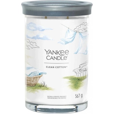 Yankee Candle Signature tumbler Clean Cotton 567 g – Zboží Mobilmania