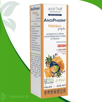 Avropa AngiPharm Herbal Propolis ústny sprej 30 ml