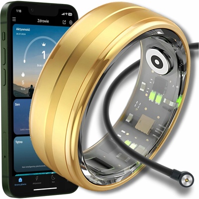 ZeeTech SmartRing R06 velikost 17 zlatý
