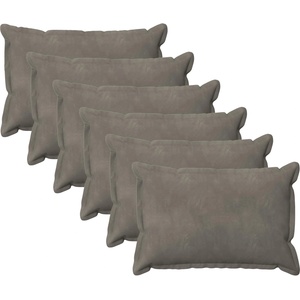 vidaXL Калъфка за възглавница 6 pcs HOUTEN Светлосиво 50 x 75 cm (919746)