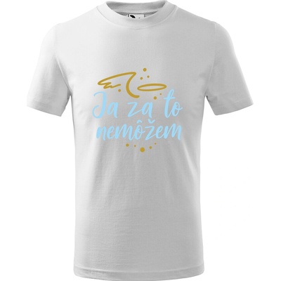 Handel detské tričko Ja za to nemôžem biela