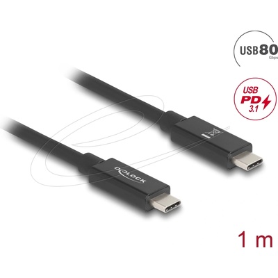 Delock USB-C 80Gbps 240W - 1.0m (81211)