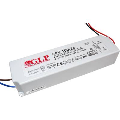 GLP GPV zdroj plastový CV IP67 různé typy 12V/24V - 24V, 100W