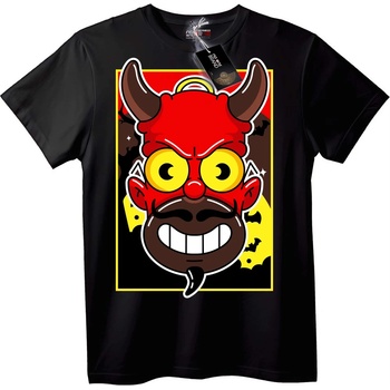 NOONEBRAND Хеллоуин Демон Тениска - 2XL, White