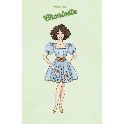 Papierová bábika Charlotte