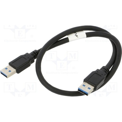 Lanberg CA-USBA-30CU-0005-BK USB-A M / M 3.0, 0.5m, černý
