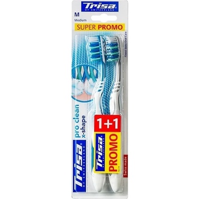 Trisa Четки за зъби Extra Pro Clean, medium, 2 броя