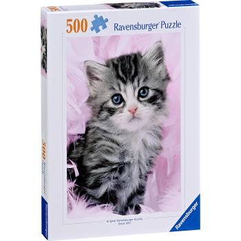 Ravensburger Пъзел Ravensburger от 500 части - Котешка сладост (12000077)