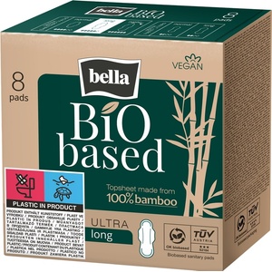 Bella Bio Based Дамски превръзки Maxi, 8 броя