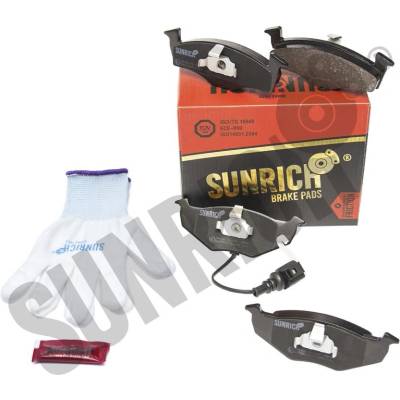 SUNRICH Sada brzdových platničiek kotúčovej brzdy 0266041586