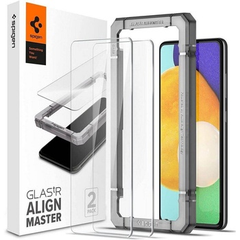 Spigen Glass. Tr Align Master Tempered Glass - калено стъклено защитно покритие за дисплей на Samsung Galaxy A52, Galaxy A52s (прозрачен) (2 броя)