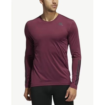 Adidas Techfit 3-Stripes Fitted Long Sleeve Top Purple
