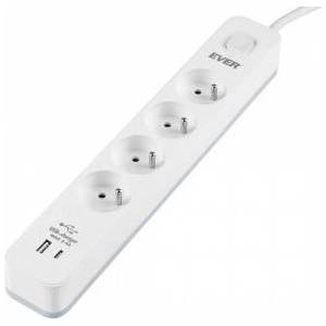 Everlast Surge protection strip ever protect 4pl 1a1c 1, 5m