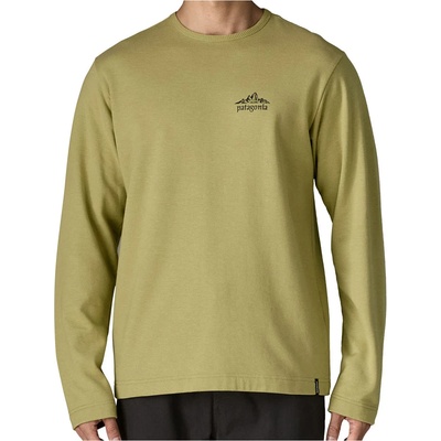 Patagonia Мъжки пуловер Patagonia LW Cloud Crag Wildrise Crew Jumper - Gumtree Green (017-4324-0214)