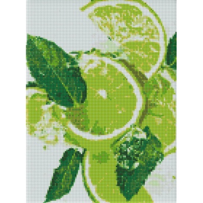 Ideyka Диамантен гоблен Ideyka - Лайм, 30 х 40 cm (AM7228)
