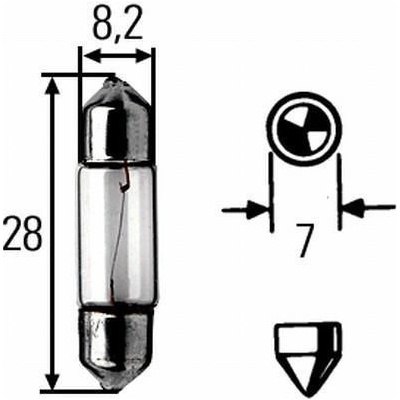 Hella C3W SV7-8 12V 3W