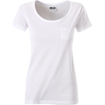 James & Nicholson Klasické dámské tričko z biobavlny 8007 Grafitová