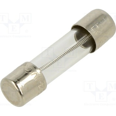 BEL FUSE 5ET 1.6-R Pojistka: tavná; kulatý,sklěněná; 1,6A; 250VAC; zpožděná; 5x20mm