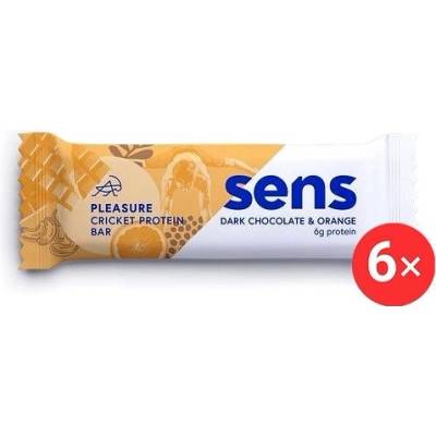 SENS Pleasure Protein tyčinka s cvrččí moukou, 6 x 40 g