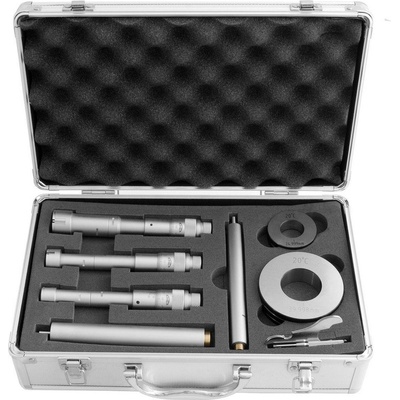 K-MET Комплект триточков микрометър k-met 7089-03-040 - 20-40 мм, 0, 005 мм (7089-03-040)