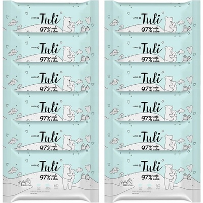 Luba Tuli vlhčené ubrousky s aloe vera 12 x 60 ks
