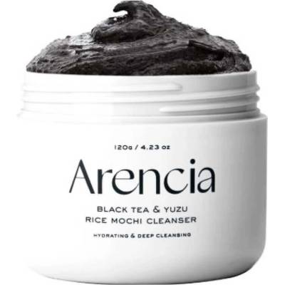 Arencia Black Tea & Yuzu Rice Mochi Cleanser - Почистващ Гел за Лице с Черен Чай и Юзу 120г