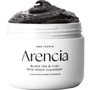 Arencia Black Tea & Yuzu Rice Mochi Cleanser - Почистващ Гел за Лице с Черен Чай и Юзу 120г