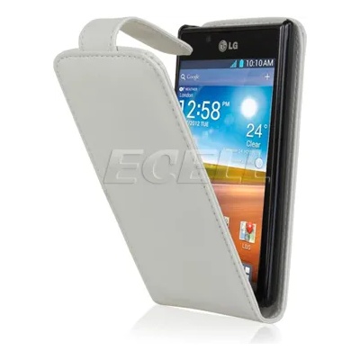 LG P700 Optimus L7 Flip Калъф Бял + Протектор
