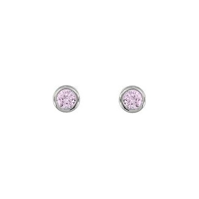 Infinitysilver stříbrné náušnice s růžovými zirkony L43676Rs