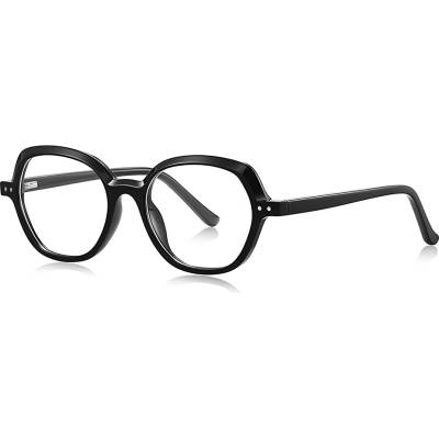 Techsuit Очила за компютър Techsuit Anti-Blue Light Glasses Reflex PC (LS051) - дамски, голяма рамка - Черни