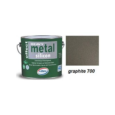 Vitex Heavy Metal Silicon Effect - štrukturálna kováčska farba 700 Graphite 2,25L 0652