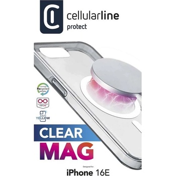 Cellularline Калъф Cellularline - Clear Mag, iPhone 16e, прозрачен (CLEARMAGIPHSE4T)