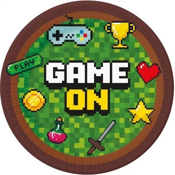Godan Чинии Майнкрафт - Game On, 18 см, 6 бр
