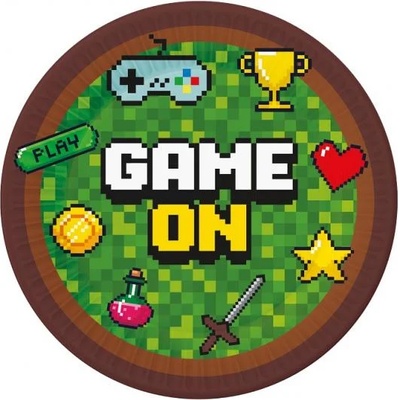 Godan Чинии Майнкрафт - Game On, 18 см, 6 бр