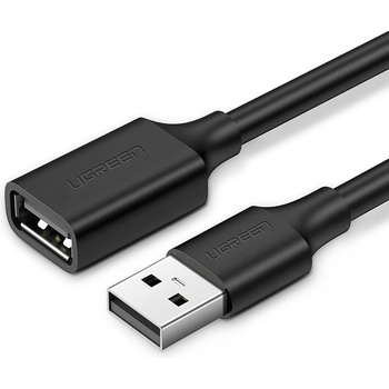 Ugreen 10314 USB (samica) - USB (samec) predlžovací, 1m, černý