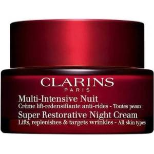Clarins Super Restorative Night Cream Нощен възстановяващ крем против бръчки за зряла кожа с лифтинг ефект 50 ml
