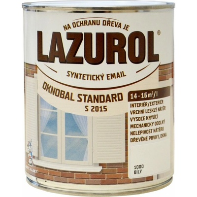 Lazurol Oknobal Standard S2015 0,6 l biela