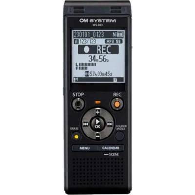 Olympus WS-883 - диктофон, 8GB, 2080 часа запис, 110 часа батерия, microSD, черен
