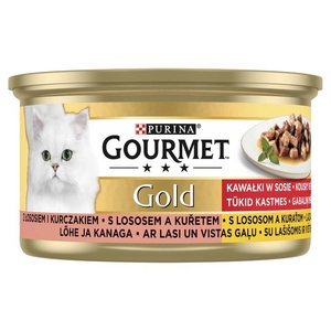 Gourmet Gold salmon & chicken 12x85 g