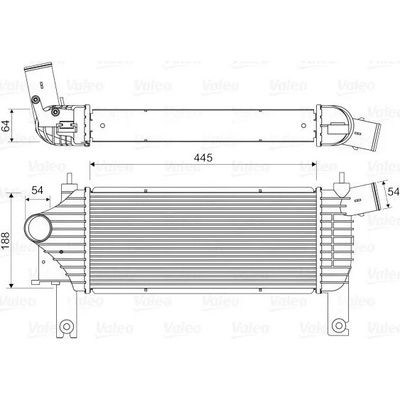 Chladič turba VALEO 818608