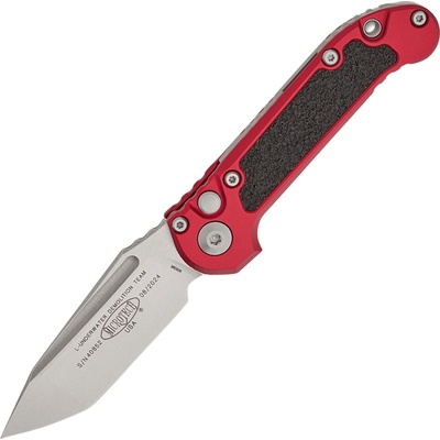 Microtech L.U.D.T. T/E Gen III Red Stonewash Standard 1136-10RD