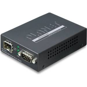 Planet - Тайван Сериен порт RS232-422-485 и 1х 100Base-FX SFP, от 2km до 120km според SFP модула 5V, 2A (ICS-115A)
