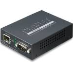 Planet - Тайван Сериен порт RS232-422-485 и 1х 100Base-FX SFP, от 2km до 120km според SFP модула 5V, 2A (ICS-115A)
