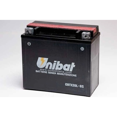 Motobaterie Unibat 12V, CBTX20L-BS, 18Ah, 270A, bezúdržbová MF AGM 175x87x155 BUELL M2 1200 CYCLONE rok 98-02 – Zboží Mobilmania