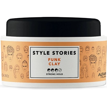 Alfaparf Milano Моделираща паста за матов финиш със силна фиксация Alfaparf Style Stories Funk Clay
