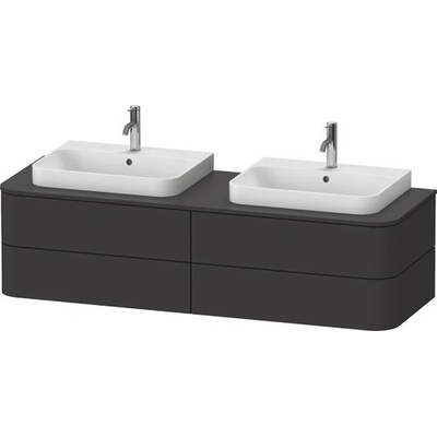 Duravit Happy D.2 Plus grafitová 160 x 40,8 x 55 cm 1055577; HP4974B8080