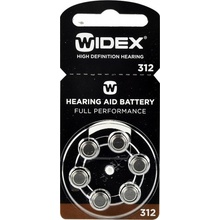 WIDEX 312/PR41 baterie do naslouchadel blistr 6ks