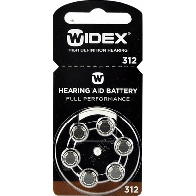 WIDEX 312/PR41 baterie do naslouchadel blistr 6ks – Zboží Živě