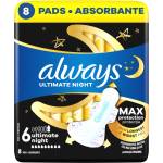 Always Превръзки Always Ultra (8 бр. /фол) UltimNight