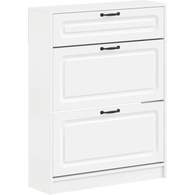 vidaXL Шкаф за обувки UTRECHT 78 x 24 x 100 см Инженерна дървесина (897755)